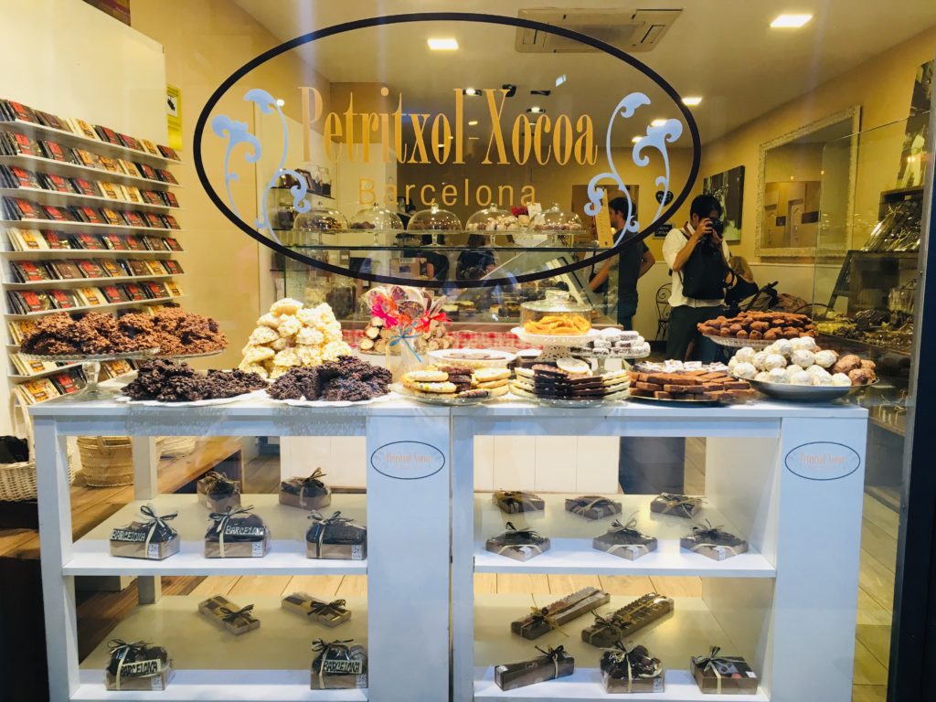 バルセロナのチュロス専門店ペリトリアルチョコア入り口