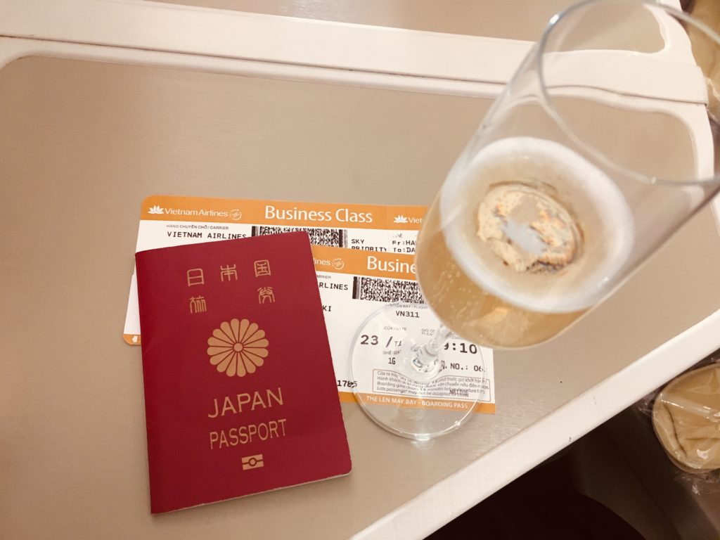 ベトナム航空のビジネスクラスのサービス