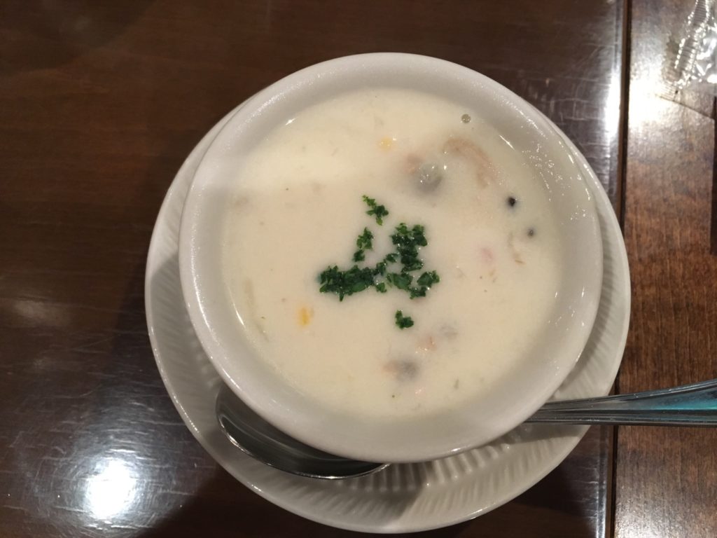 軽井沢のおすすめカフェ朝食スープ