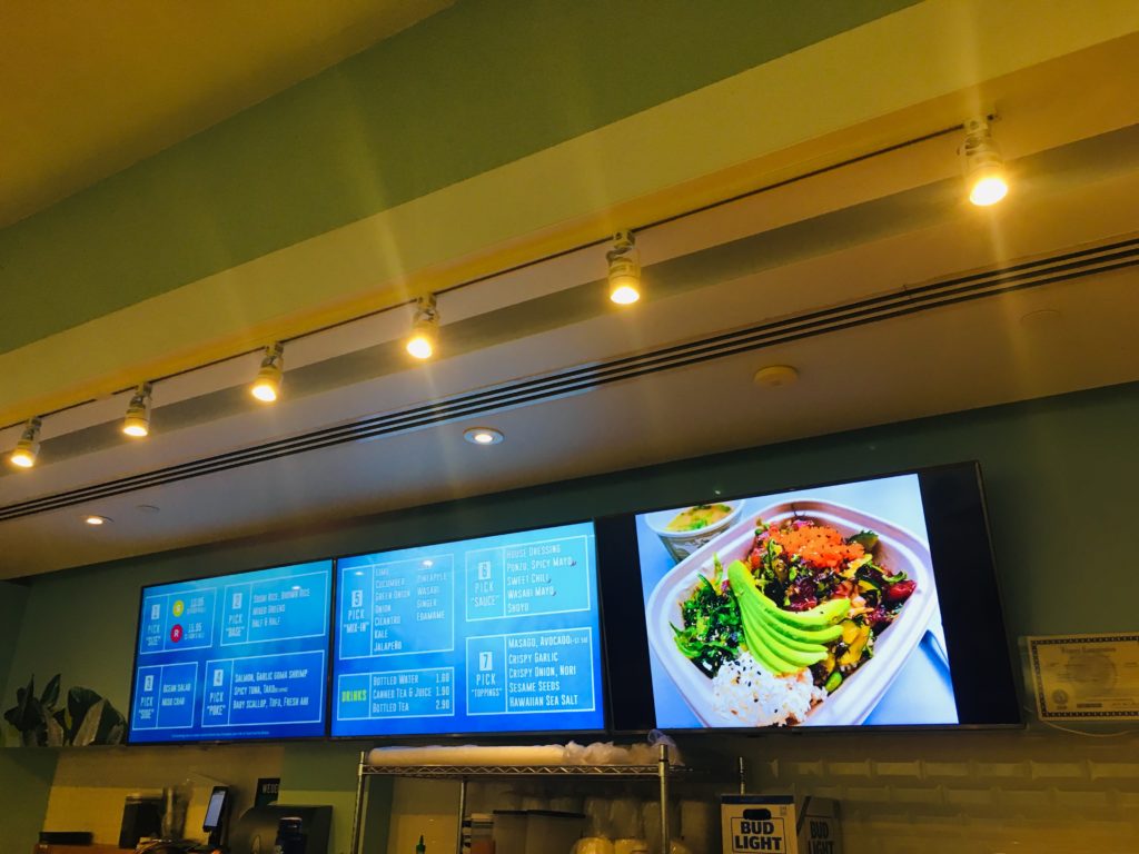 ハワイのPOKEBARのカスタマイズオーダー