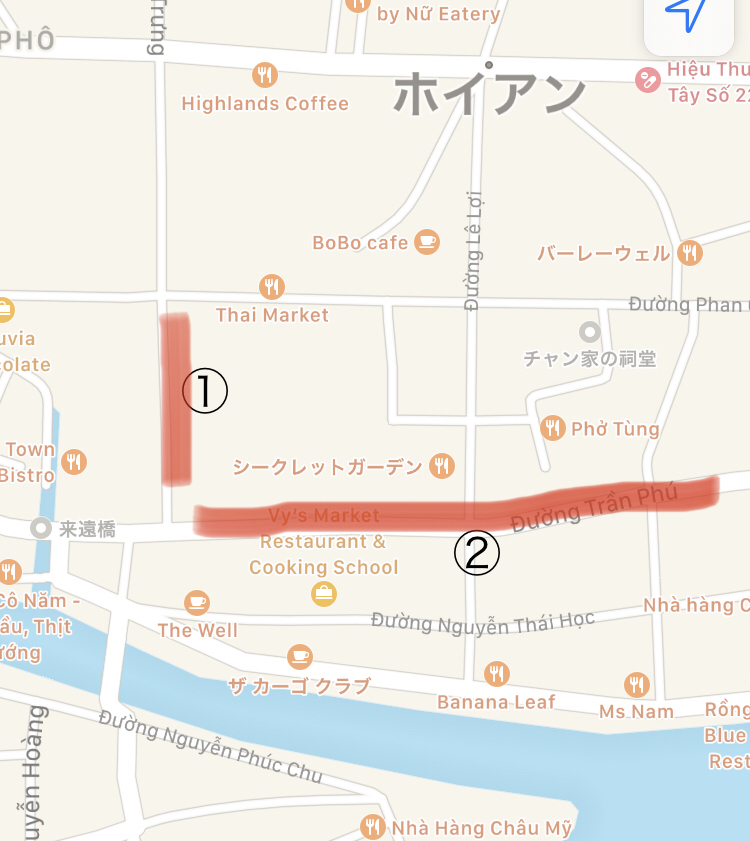 ホイアン観光ランタンスポット
